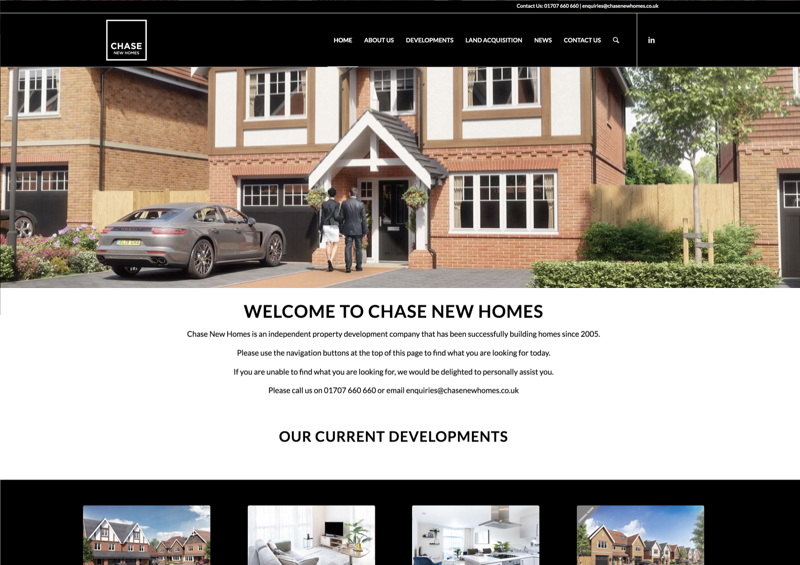 Chase New Homes Chase New Homes - new website